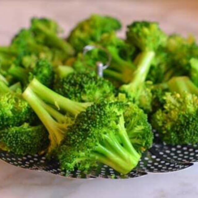 Steamed Broccoli.